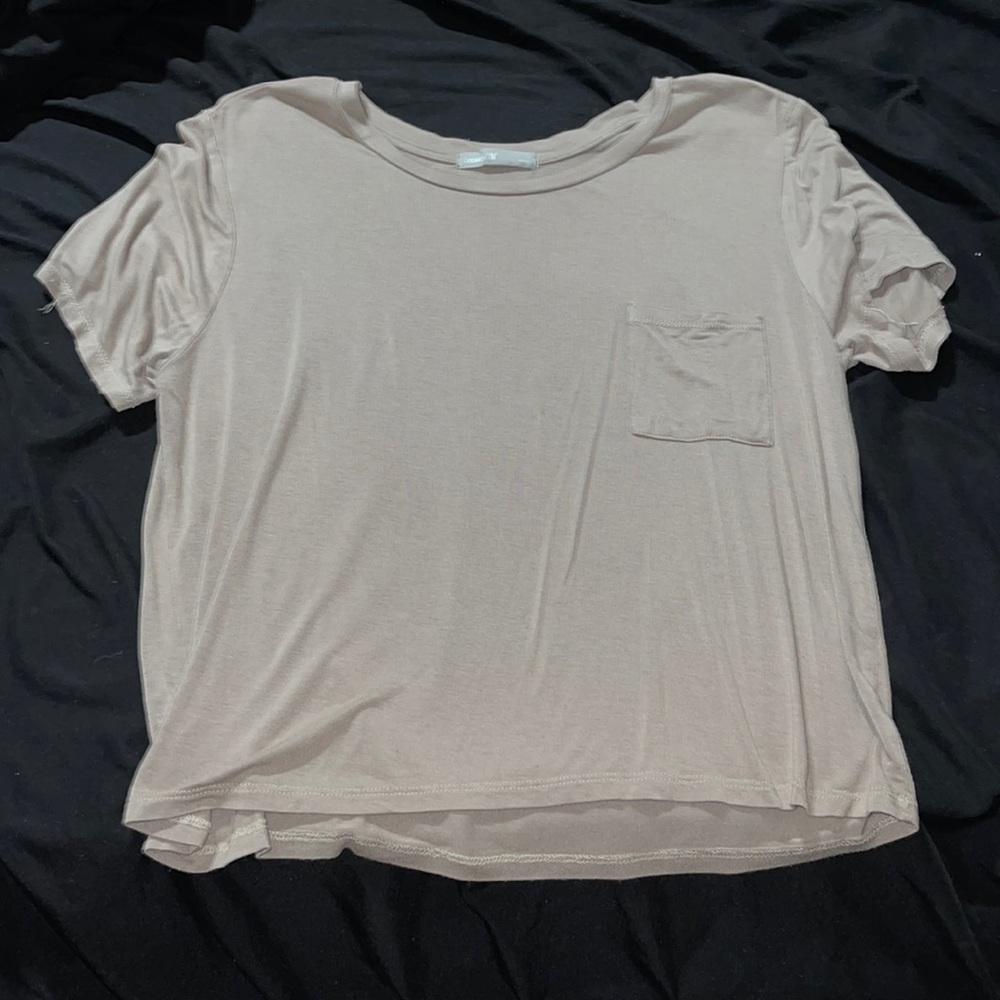 Tan Crop Top